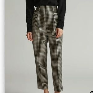 Everlane The TENCEL™ Way-High® Taper Pant Khaki / Black NWT